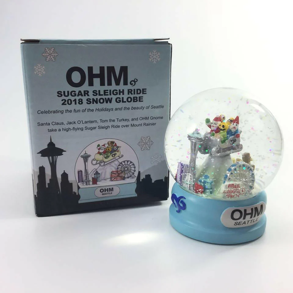 Sugar Sleigh Ride 2018 Snow Globe - Image 2