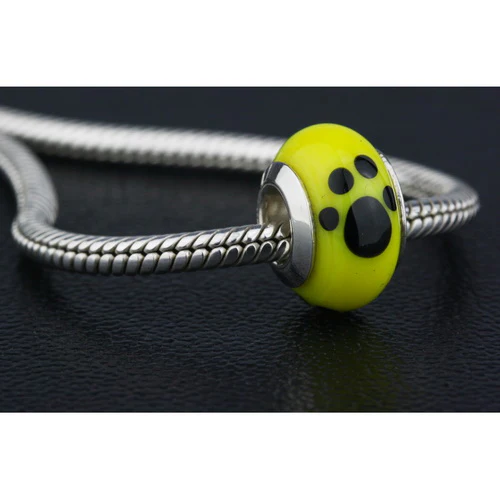 Black/Yellow Paw Print (Retired) - Image 2