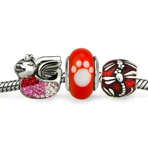 White/Orange Paw Print (Retired) - Image 3