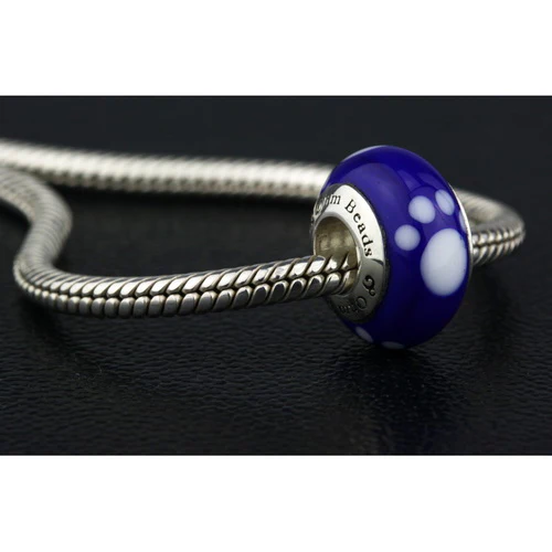 White/Blue Paw Print (Retired) - Image 2