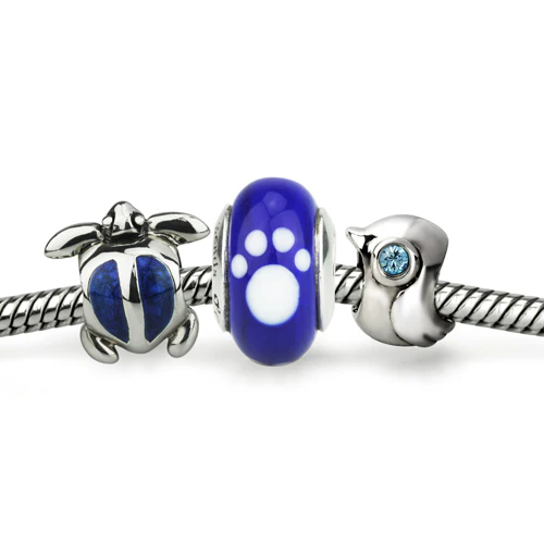 White/Blue Paw Print (Retired) - Image 3