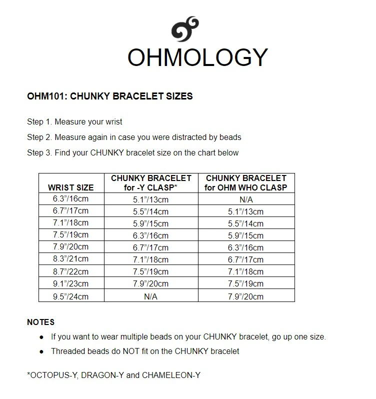 OHM Chunky Bracelet - Image 4