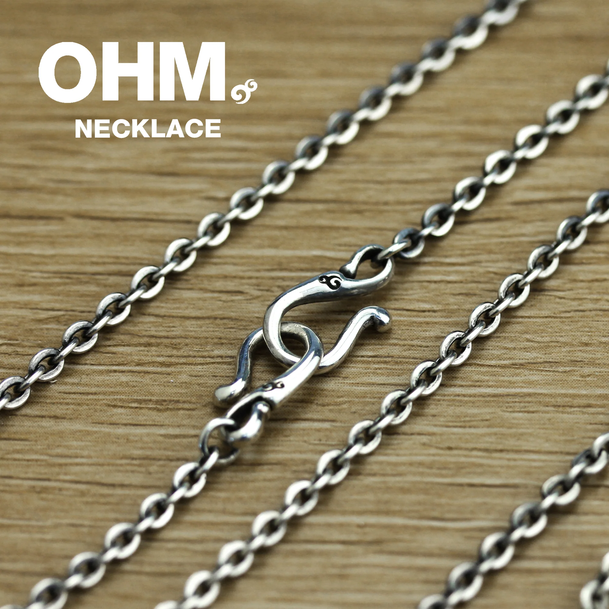 OHM S Clasp Necklace (36"/90cm)) - Image 2